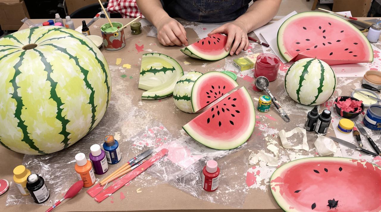 广告拍摄的道具制作过程 - 整点视频