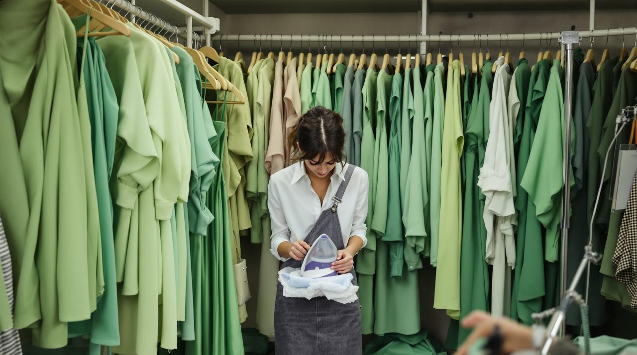服装广告的造型师日常 - 整点视频